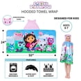 thumbnail image 3 of DreamWorks Gabby's Dollhouse - Toalla de Rizo de algodón Suave con Capucha, 61 x 127 cm, por Franco Kids, 3 of 7