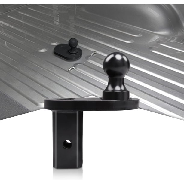 NIXFACE 4" Offset Gooseneck Ball Extender,Gooseneck Hitch,25/16