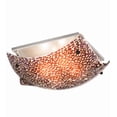thumbnail image 5 of Meyda Tiffany 160794 Chicklitz 4 Light 27" Wide Semi-Flush Bowl Ceiling Fixture - Nickel, 5 of 7