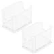 thumbnail image 5 of BRIGHTFUFU 2pcs recipiente acrílico reutilizable cuadro cuadrado caja de café recipientes, 5 of 7