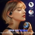 thumbnail image 3 of Open Ear Headphones Over the Ear Earbuds Wireless for Kids, Waterproof Small Mini Portable Bluetooth Speaker with Earbuds, OWS Hanging Earphones Air Bone Conduction Headphones 5.4 Bluetooth Headset, 3 of 7