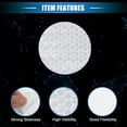 thumbnail image 4 of 20 Pcs Reflective Stickers, 1.97" OD Round Shape Safety Tape Reflector Universal for Cars Trucks Trailers Waterproof PET White, 4 of 7