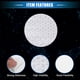 thumbnail image 4 of 20 Piezas de Calcomanías Reflectantes, Cinta Reflectora de Forma Redonda de 1.97" OD Universal para Autos, Camiones, Remolques, Impermeable PET Blanca, 4 of 7