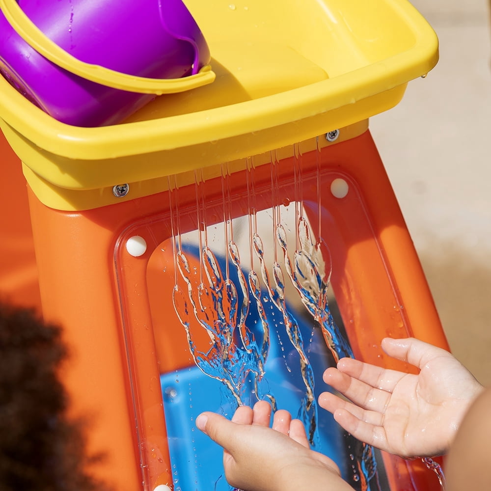 Step2 Car Wash Splash Center Blue Plastic Water Table for Toddlers
