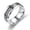 Black & Silver, variant on Men Ring Glossy Simple Jewelry Accessory Dragon Pattern Glowing Ring for Dating