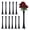 Black, variant on (12 Pack) Eiffel Tower Vases - 3 Colors - Wedding Centerpiece in 6 Sizes