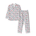 thumbnail image 1 of Fotbe Lighthouse And Beacon Pijama de Hombre con Estampado de Manga Larga, Conjunto de 2 Piezas, Ropa de Dormir Suave y Cómoda con Bolsillos-Large, 1 of 7