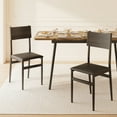 thumbnail image 2 of Lofka Dining Table Set for 4-6 People,63" Extendable Kitchen Table and Chairs with Storage Rack,Brown, 2 of 10