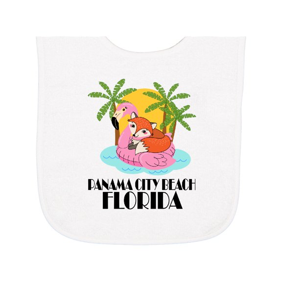 Inktastic Panama City Beach Vacation Baby Terry Cloth Bib