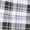 Black White, variant on Men's Classic Elastic Waistband Plaid Pattern Boxer Shorts 32 Black White