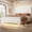 Beige, variant on Full Size Bed Frame with Headboard,Pu Leather Upholstered Bed with LED Light & Charging Station,Modern Diamond Tufted Design,No Box Spring Needed,Noise-Free,Easy Assembly Black