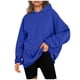 thumbnail image 2 of Puntoco Mujeres Otoño e Invierno Casual Navidad Sólido Cuello Redondo Manga Larga Jersey Blusa Sudadera tops Puntoco Puntoco-174, 2 of 7
