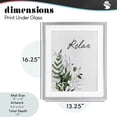 thumbnail image 4 of Stupell Industries Rustic Lodge Relax Ferns & Botanicals Gray Framed Print Under Glass, 13 x 16, by Lettered and Lined, 4 of 8