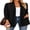 02-Black, variant on JWD Women's Open Front Cardigan with Pockets Long Sleeve Lightweight Casual Sweater Light Yellow L