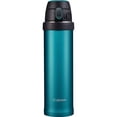 thumbnail image 2 of Zojirushi SM-QHE60GK, Flip-and-Go Stainless Mug, 20-Ounce, Teal, 2 of 2