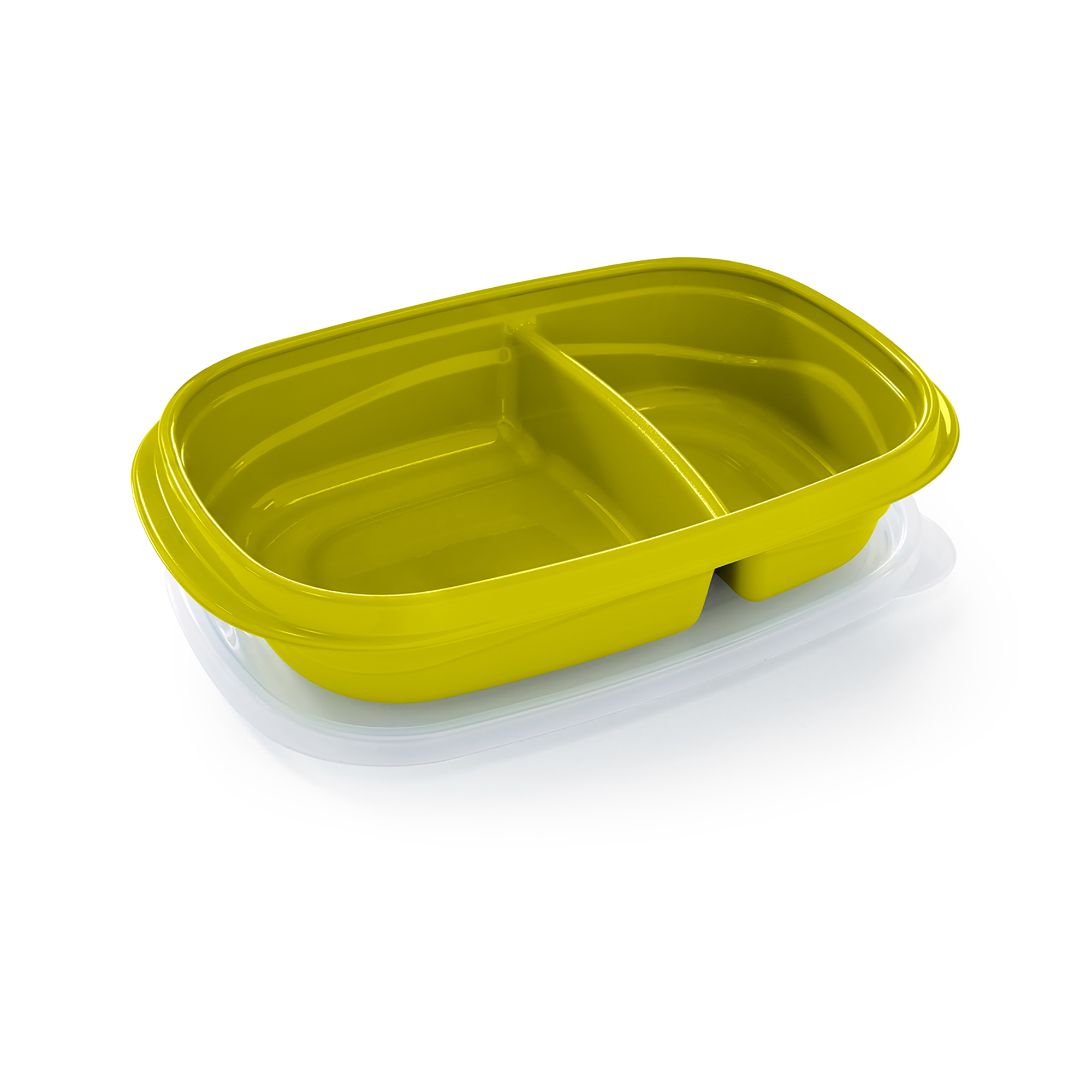 Rubbermaid TakeAlongs 3.7 Cup Divided Food Storage Containers, Set of 3, color may vary - image 4 of 4