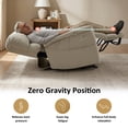 thumbnail image 3 of MCombo Oversized 24.8" Seat Width Large Dual Motor Power Recliner Lift Chair for Tall Elderly, Infinite Position, Beige Fabric, 3 of 13