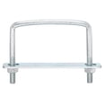 thumbnail image 1 of Uxcell Square U-Bolts, 6 Sets 92mm Inner Width 80mm Length M8 with Nuts and Plates, 1 of 5