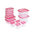 thumbnail image 6 of 24pc Fresh Keeper Storage Container Set - Red, 6 of 8