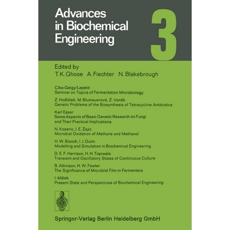 Advances in Biochemical Engineering & Bi Advances in Biochemical Engineering Book 3 (Paperback)