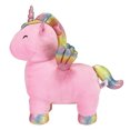 thumbnail image 2 of Kid Connection 15''H Plush Flying Pink Unicorn, 2 of 5