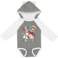 thumbnail image 3 of Inktastic Farmer Tractor EIEIO Little Bro Boys Long Sleeve Baby Bodysuit, 3 of 5