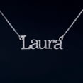 thumbnail image 5 of Personalized Gift For Mom - Personalized Sparkle Name Necklace - Happy Mother's Day, Name Necklace for Woman, Jewelry Gift White Cardboard Box with Ribbon Bow, 5 of 5