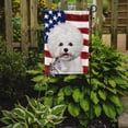 thumbnail image 2 of Bichon Frise Flag Flag Garden Size, 2 of 3