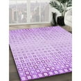 thumbnail image 2 of Ahgly Company Indoor Rectangle Patterned Heliotrope Purple Area Rugs, 4' x 6', 2 of 6