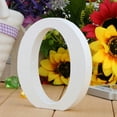 thumbnail image 1 of Hadanceo Standing Letter Delicate  Standing Large White Wooden Alphabet Portable Fancy for Banquet, 1 of 7