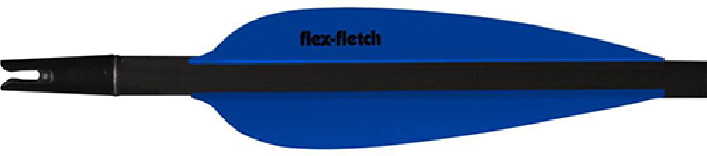 Flex Fletch FFP Shieldcut Vanes 3.6" 39 Pack Blaze Orange 