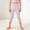 Purple, variant on QSAWXQZ Girls' Capri Leggings Elastic Waist Stretch Cropped Soft Casual Pants 8 Years