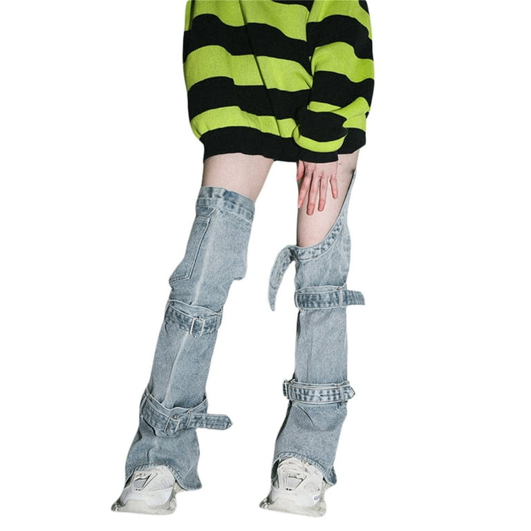 80s leg warmers with cheap jeans