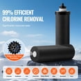 thumbnail image 2 of KFFKFF Water Purification Unit, Gravity-Driven, 2.25G Capacity in 304 Stainless-Steel Housing,Efficient in Lead and Chlorine Reduction up to 99%, Equipped with2 Carbon Filters and Liquid Level Faucet, 2 of 9