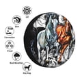 thumbnail image 5 of Balery Four Running Horsestire Cover Waterproof Dust-Proof, Universal Spare Wheel Tire Cover For Trailer, Rv, Suv Truck And Vehicle Camper Accessories-17 Inch, 5 of 9