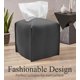 thumbnail image 4 of Cubierta de caja de pañuelos, soporte cuadrado decorativo de cuero de PU para caja de pañuelos, dispensador de organizador de papel facial moderno para baño, encimera de tocador,, 4 of 5