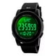 thumbnail image 1 of Reloj de pulsera Skmei 1257 de cuerpo color negro, digital, para hombre, fondo negro, con correa de poliuretano color negro, dial gris, minutero/segundero gris, bisel color negro, luz verde y celeste, 1 of 8
