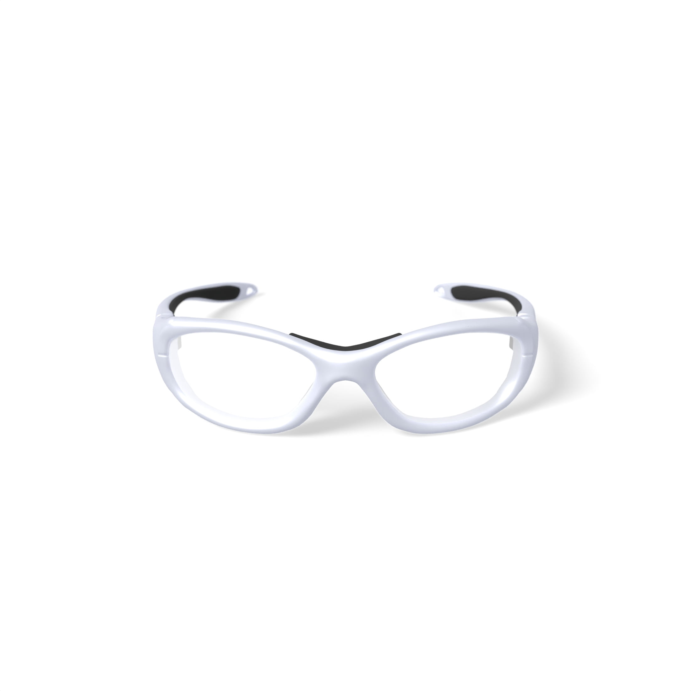 Liberty Optical Rec Sports Spec Protective Eyewear - Shiny Plated Silver