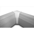 thumbnail image 3 of Baseboarders Premium Easy Slip-on Baseboard Heater Cover - White (Any Size, Inside 90 Degree Corner), 3 of 3
