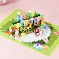 thumbnail image 6 of Moocorvic 2Pcs Easter Cards for Kids, 3D Pop-Up Greeting Card Happy Easter Letters Bunny Card with Envelope, 6 of 9