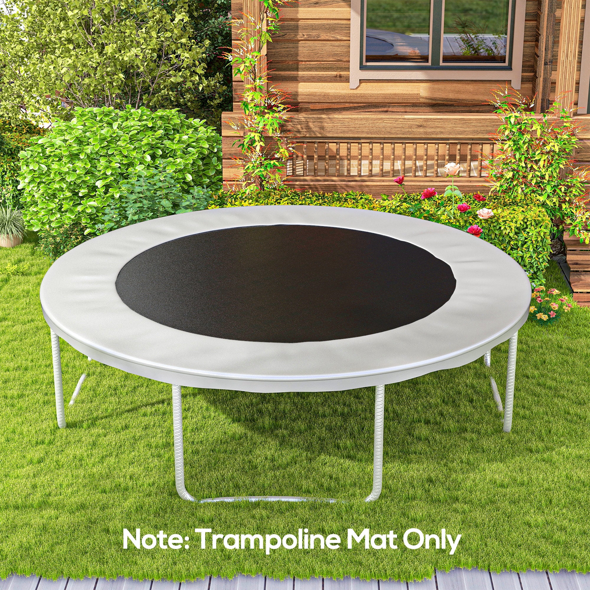 Plum 12ft Trampoline Replacement Jumping Mat with 72 V-Rings