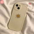 thumbnail image 1 of Funda Para Parejas Sol Luna Compatible Para iPhone 11 12 14 13 Pro MAX 6 6s 7 8 Plus 14 XR X XS SE 2020 Color Sólido Simple Cubierta Protectora Completa De TPU Suave Gao Jiahui unisex, 1 of 2