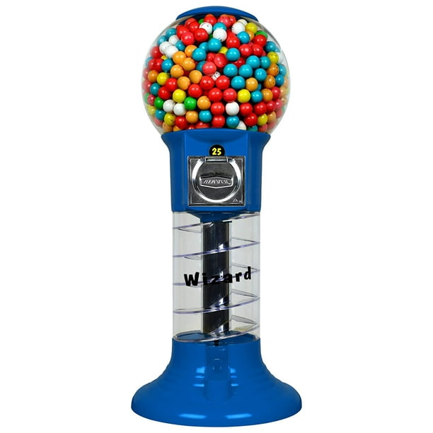 Gumball Machine 27” Set Up for $0.25 Gumballs 1 inch Toys in Round