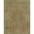 thumbnail image 1 of Ahgly Company Machine Washable Indoor Rectangle Abstract Brass Green Area Rugs, 7' x 9', 1 of 7