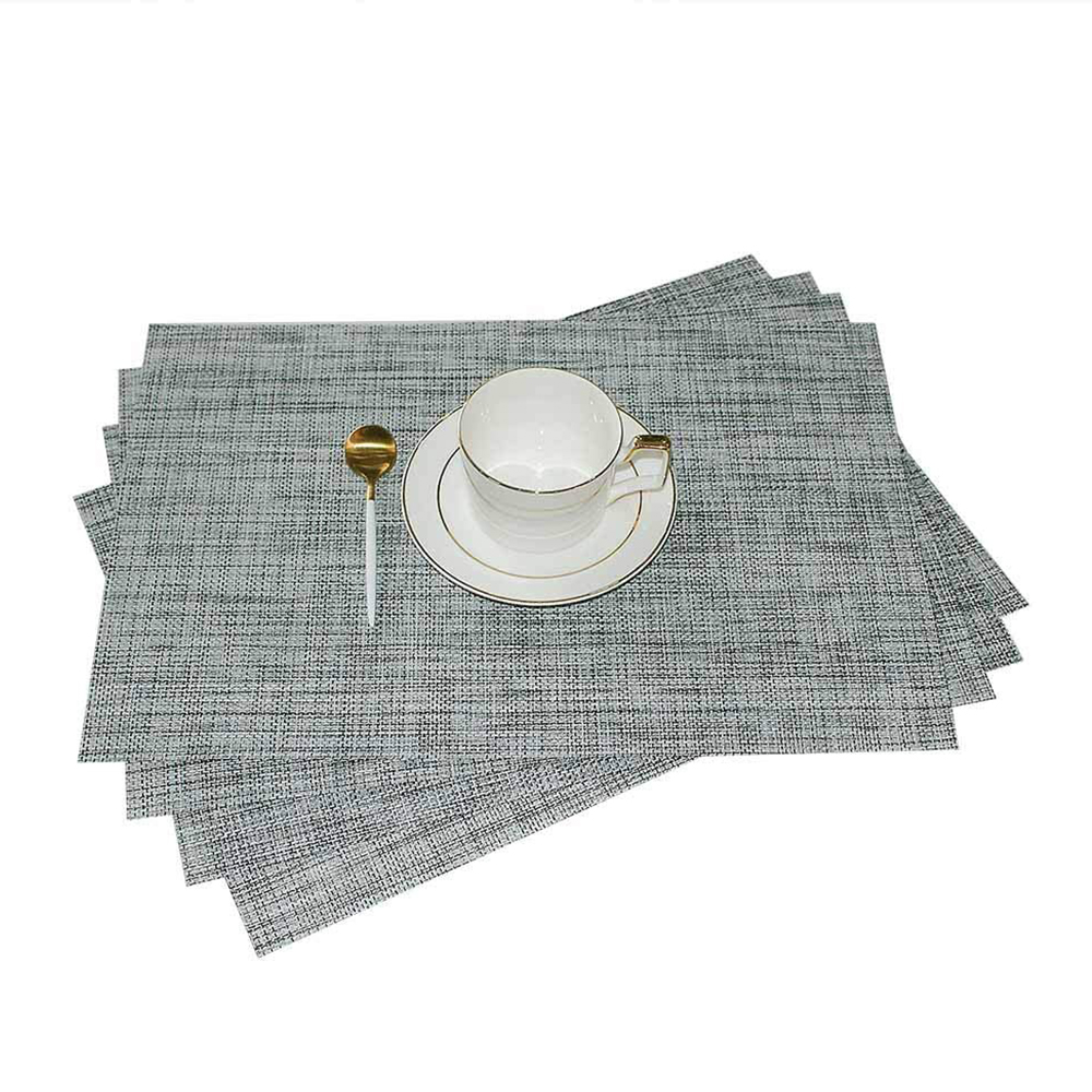 Placemats, Set of 4 HeatResistant Stain Resistant NonSlip Placemats for Kitchen Table