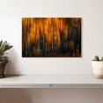 thumbnail image 2 of Elephant Stock Falling Stars Wall Art - Horizontal Canvas Wall Art - Living Room Wall Decor - Abstract Canvas - Black And Orange Decor By Ursula Abresch - 12" x 8", 2 of 4