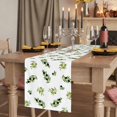 thumbnail image 2 of Table Runners 108 Inches Long Dress Scarves, Green Olive Branches Farmhouse Coffee/Dining/Kitchen Table Runner for Living Room, Spring Pastoral Leaves Botanical 13x108 Inch, 2 of 9