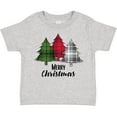 thumbnail image 3 of Inktastic Merry Christmas Plaid Trees Boys or Girls Toddler T-Shirt, 3 of 5
