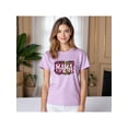 thumbnail image 1 of Playera Blusa Mama Mamá Fieramente Increíble – Estilo Animal Print con Actitud Color Lila Talla Extra Grande Marca Emil SaEs, 1 of 4