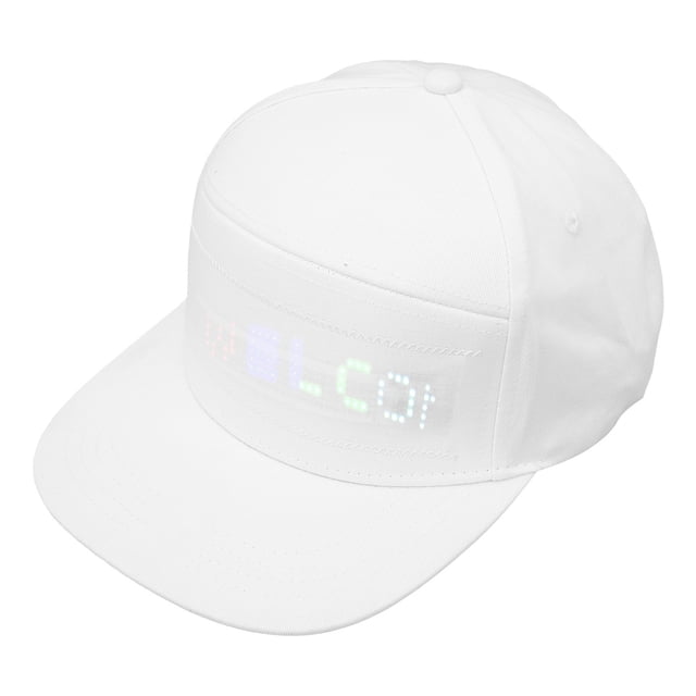 Sombrero LED, Mensaje De Visualización De Tapas De LED De Control De Aplicaciones De Programable, Colorida Gorra De Béisbol De Color Divertido Para La Fiesta Halloween
